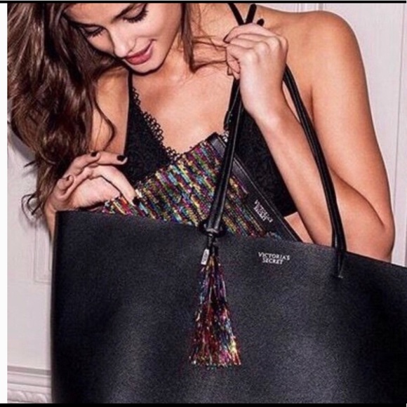 Victorias Secret Limited Edition Tote & Sequin Bag - Picture 2 of 5